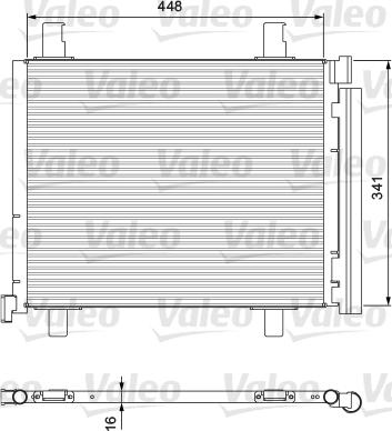 Valeo 814168 - Kondenzator, klima-Uređaj www.molydon.hr