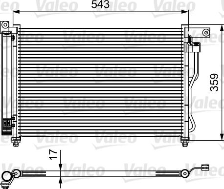 Valeo 814115 - Kondenzator, klima-Uređaj www.molydon.hr