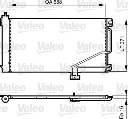 Valeo 814186 - Kondenzator, klima-Uređaj www.molydon.hr