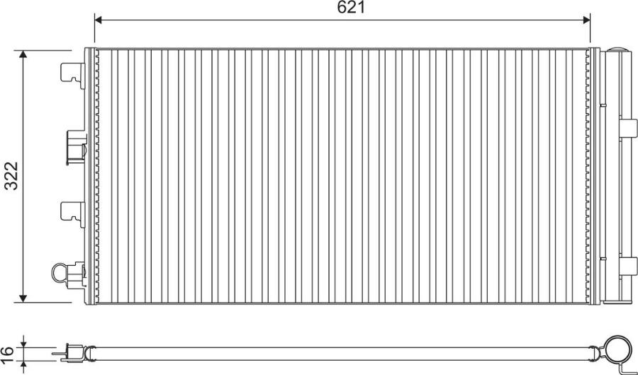 Valeo 814178 - Kondenzator, klima-Uređaj www.molydon.hr