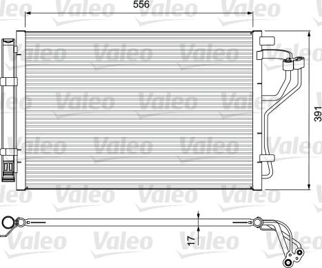 Valeo 814394 - Kondenzator, klima-Uređaj www.molydon.hr