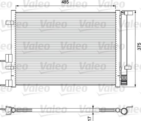 Valeo 814395 - Kondenzator, klima-Uređaj www.molydon.hr