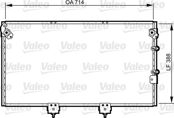 Valeo 814310 - Kondenzator, klima-Uređaj www.molydon.hr