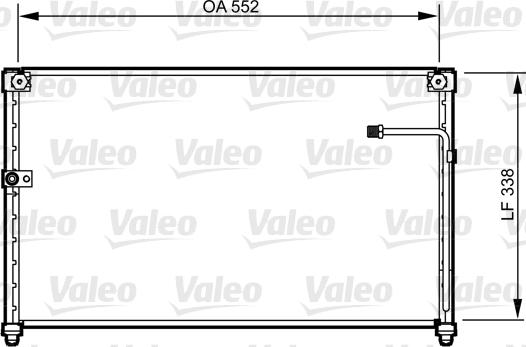 Valeo 814251 - Kondenzator, klima-Uređaj www.molydon.hr