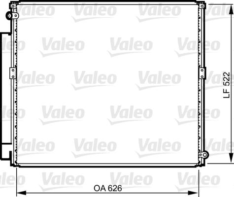 Valeo 814203 - Kondenzator, klima-Uređaj www.molydon.hr