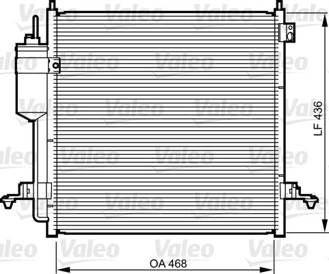 Valeo 814214 - Kondenzator, klima-Uređaj www.molydon.hr