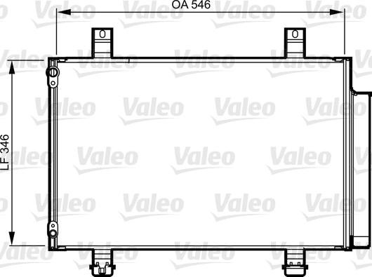 Valeo 814237 - Kondenzator, klima-Uređaj www.molydon.hr