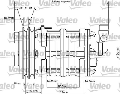 Valeo 815800 - Kompresor, klima-Uređaj www.molydon.hr