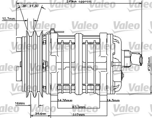 Valeo 815802 - Kompresor, klima-Uređaj www.molydon.hr