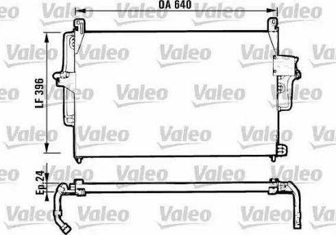 Valeo 816952 - Kondenzator, klima-Uređaj www.molydon.hr