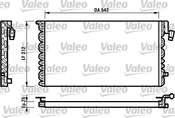 Valeo 816964 - Kondenzator, klima-Uređaj www.molydon.hr