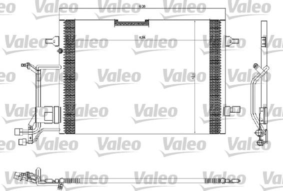 Valeo 816967 - Kondenzator, klima-Uređaj www.molydon.hr