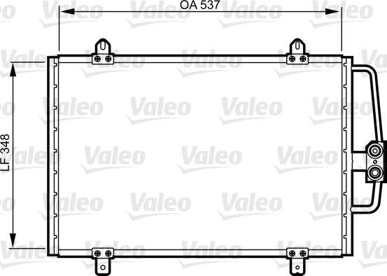 Valeo 816912 - Kondenzator, klima-Uređaj www.molydon.hr