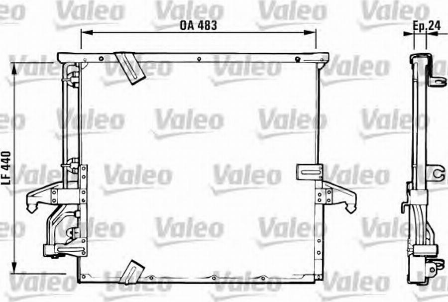 Valeo 816937 - Kondenzator, klima-Uređaj www.molydon.hr