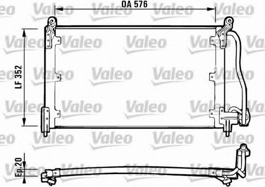 Valeo 816923 - Kondenzator, klima-Uređaj www.molydon.hr