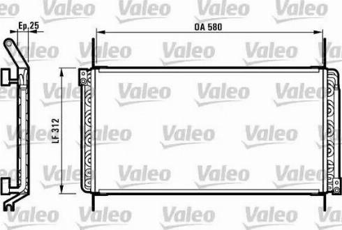 Valeo 816974 - Kondenzator, klima-Uređaj www.molydon.hr