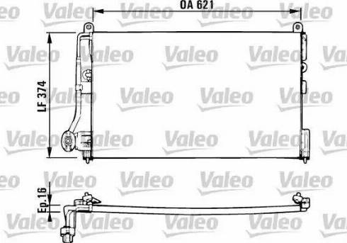 Valeo 816882 - Kondenzator, klima-Uređaj www.molydon.hr