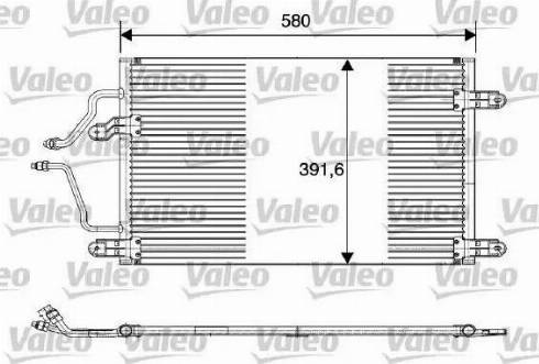 Valeo 816839 - Kondenzator, klima-Uređaj www.molydon.hr