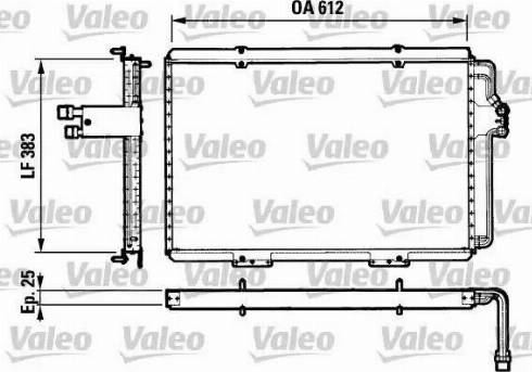 Valeo 816821 - Kondenzator, klima-Uređaj www.molydon.hr