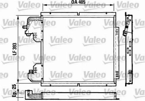 Valeo 816782 - Kondenzator, klima-Uređaj www.molydon.hr