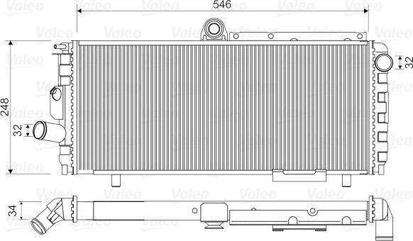 Valeo 810948 - Hladnjak, hladjenje motora www.molydon.hr