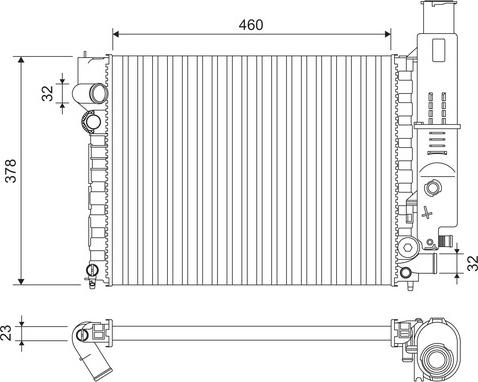 Valeo 810915 - Hladnjak, hladjenje motora www.molydon.hr