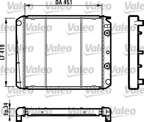 Valeo 810971 - Hladnjak, hladjenje motora www.molydon.hr