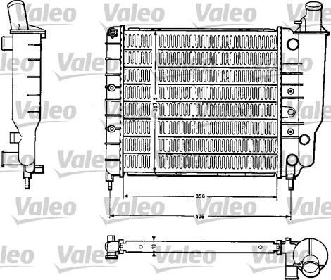 Valeo 810887 - Hladnjak, hladjenje motora www.molydon.hr