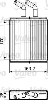 Valeo 811561 - Izmjenjivač topline, grijanje unutrasnjeg prostora www.molydon.hr