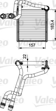 Valeo 811536 - Izmjenjivač topline, grijanje unutrasnjeg prostora www.molydon.hr