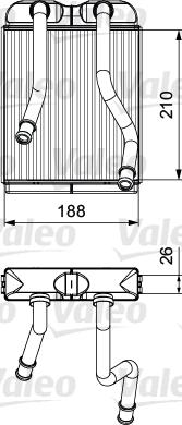 Valeo 811532 - Izmjenjivač topline, grijanje unutrasnjeg prostora www.molydon.hr