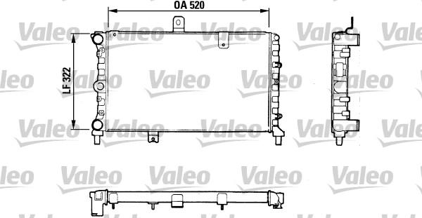 Valeo 811057 - Hladnjak, hladjenje motora www.molydon.hr