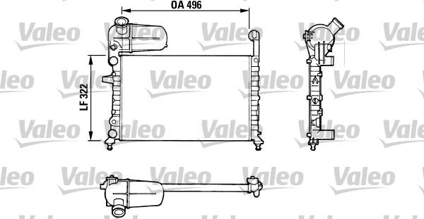 Valeo 811070 - Hladnjak, hladjenje motora www.molydon.hr