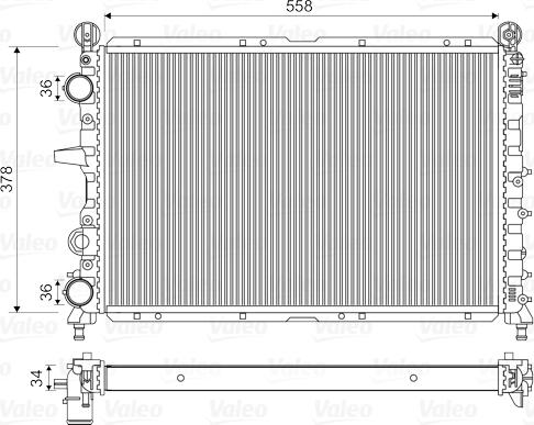 Valeo 811073 - Hladnjak, hladjenje motora www.molydon.hr