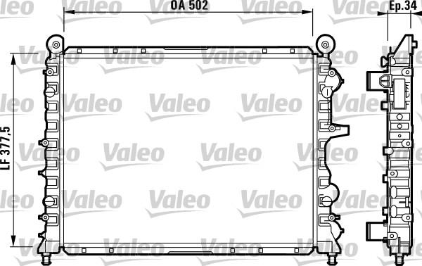 Valeo 811072 - Hladnjak, hladjenje motora www.molydon.hr