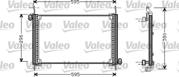 Valeo 818009 - Kondenzator, klima-Uređaj www.molydon.hr