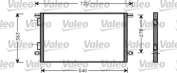 Valeo 818008 - Kondenzator, klima-Uređaj www.molydon.hr