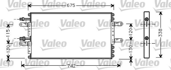 Valeo 818030 - Kondenzator, klima-Uređaj www.molydon.hr