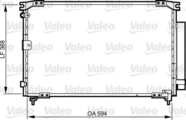 Valeo 818032 - Kondenzator, klima-Uređaj www.molydon.hr