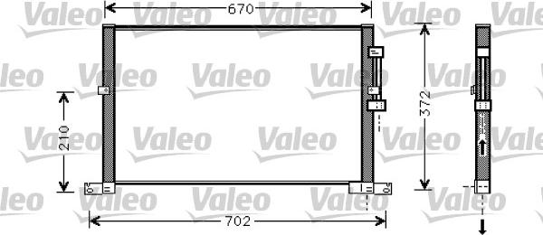 Valeo 818023 - Kondenzator, klima-Uređaj www.molydon.hr