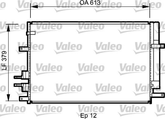 Valeo 818187 - Kondenzator, klima-Uređaj www.molydon.hr