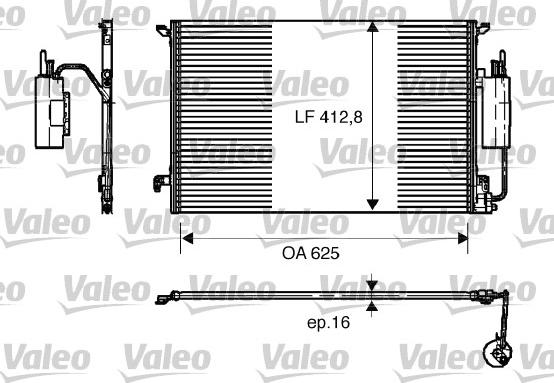 Valeo 818175 - Kondenzator, klima-Uređaj www.molydon.hr