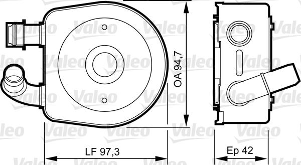 Valeo 818888 - Uljni hladnjak, ulje za motor www.molydon.hr