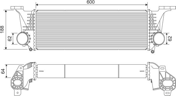 Valeo 818315 - Intercooler, hladnjak www.molydon.hr