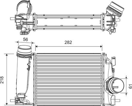 Valeo 818293 - Intercooler, hladnjak www.molydon.hr