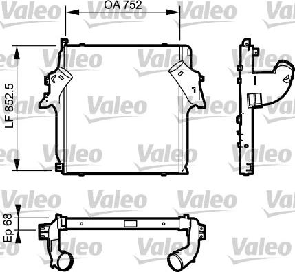 Valeo 818781 - Intercooler, hladnjak www.molydon.hr