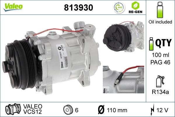 Valeo 813930 - Kompresor, klima-Uređaj www.molydon.hr