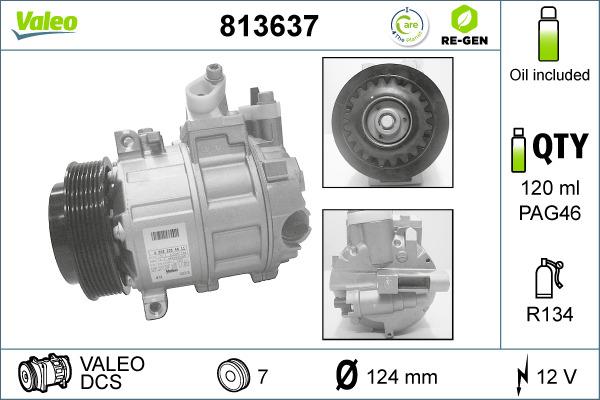 Valeo 813637 - Kompresor, klima-Uređaj www.molydon.hr