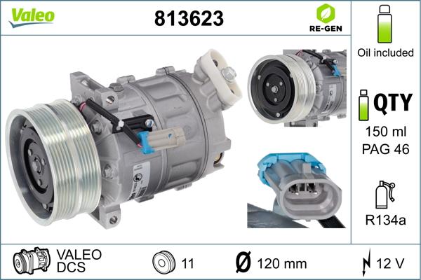 Valeo 813623 - Kompresor, klima-Uređaj www.molydon.hr