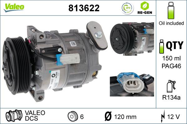 Valeo 813622 - Kompresor, klima-Uređaj www.molydon.hr